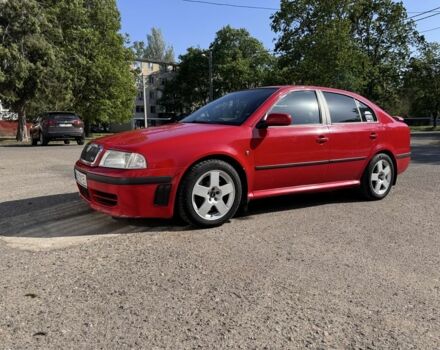 Красный Шкода Октавия, объемом двигателя 1.8 л и пробегом 159 тыс. км за 5990 $, фото 1 на Automoto.ua