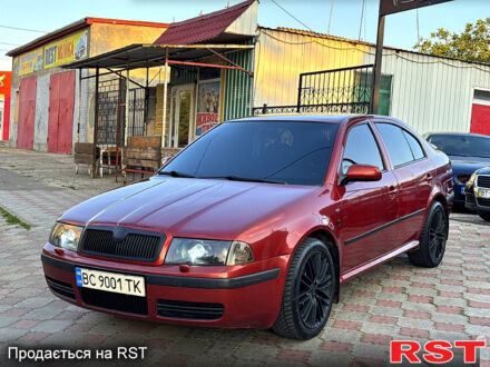 Красный Шкода Октавия, объемом двигателя 1.8 л и пробегом 258 тыс. км за 5199 $, фото 1 на Automoto.ua