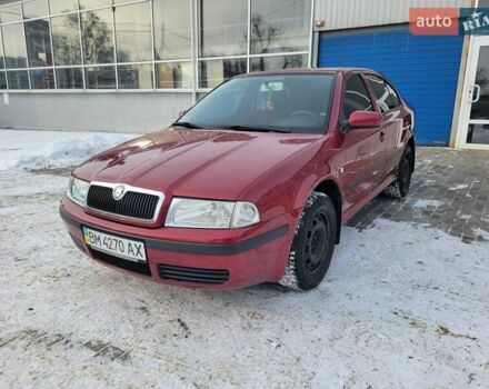 Красный Шкода Октавия, объемом двигателя 1.6 л и пробегом 121 тыс. км за 6500 $, фото 1 на Automoto.ua