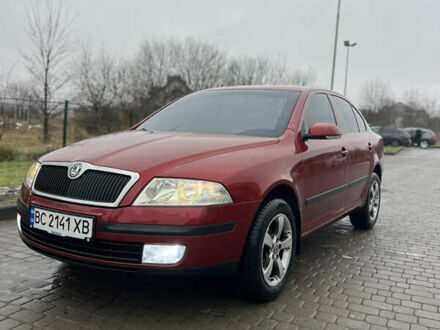 Красный Шкода Октавия, объемом двигателя 1.6 л и пробегом 190 тыс. км за 6700 $, фото 1 на Automoto.ua