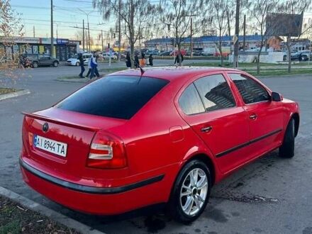 Красный Шкода Октавия, объемом двигателя 1.6 л и пробегом 192 тыс. км за 5900 $, фото 1 на Automoto.ua