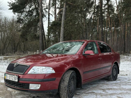 Красный Шкода Октавия, объемом двигателя 1.6 л и пробегом 233 тыс. км за 5700 $, фото 1 на Automoto.ua