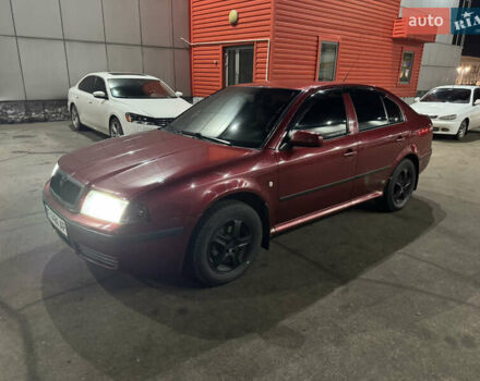 Червоний Шкода Октавія, об'ємом двигуна 1.6 л та пробігом 219 тис. км за 5600 $, фото 1 на Automoto.ua