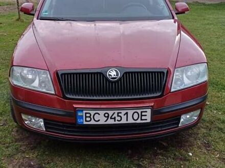Красный Шкода Октавия, объемом двигателя 1.6 л и пробегом 216 тыс. км за 5800 $, фото 1 на Automoto.ua