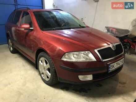 Красный Шкода Октавия, объемом двигателя 1.9 л и пробегом 265 тыс. км за 7500 $, фото 1 на Automoto.ua