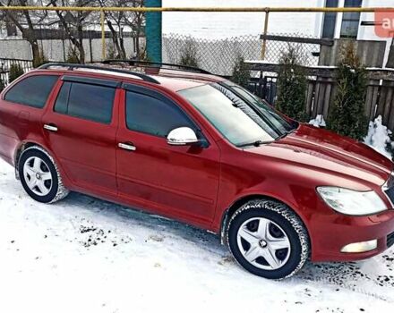 Красный Шкода Октавия, объемом двигателя 2 л и пробегом 243 тыс. км за 8400 $, фото 1 на Automoto.ua