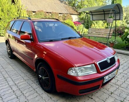 Красный Шкода Октавия, объемом двигателя 1.9 л и пробегом 199 тыс. км за 4999 $, фото 1 на Automoto.ua