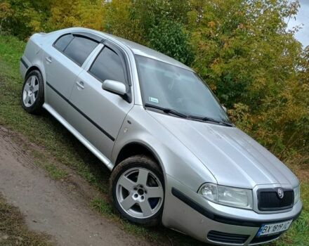 Серый Шкода Октавия, объемом двигателя 1.8 л и пробегом 258 тыс. км за 4300 $, фото 3 на Automoto.ua