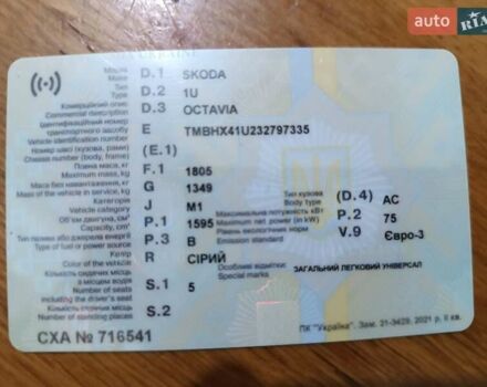 Серый Шкода Октавия, объемом двигателя 1.6 л и пробегом 244 тыс. км за 4999 $, фото 54 на Automoto.ua