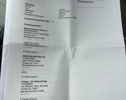 Сірий Шкода Октавія, об'ємом двигуна 1.6 л та пробігом 158 тис. км за 5350 $, фото 23 на Automoto.ua