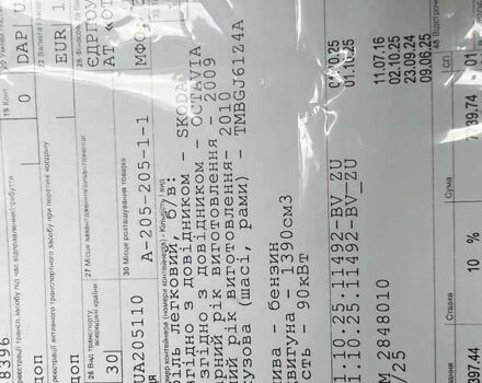 Серый Шкода Октавия, объемом двигателя 1.4 л и пробегом 154 тыс. км за 6100 $, фото 2 на Automoto.ua