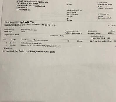 Серый Шкода Октавия, объемом двигателя 1.97 л и пробегом 282 тыс. км за 11700 $, фото 100 на Automoto.ua