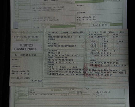 Сірий Шкода Октавія, об'ємом двигуна 2 л та пробігом 210 тис. км за 14900 $, фото 104 на Automoto.ua