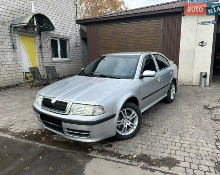 Серый Шкода Октавия, объемом двигателя 1.8 л и пробегом 217 тыс. км за 6200 $, фото 1 на Automoto.ua