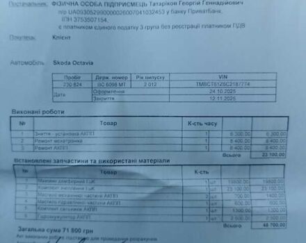 Сірий Шкода Октавія, об'ємом двигуна 1.6 л та пробігом 230 тис. км за 7777 $, фото 34 на Automoto.ua