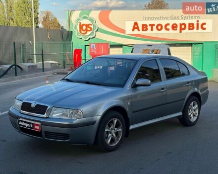 Серый Шкода Октавия, объемом двигателя 1.6 л и пробегом 195 тыс. км за 5990 $, фото 1 на Automoto.ua