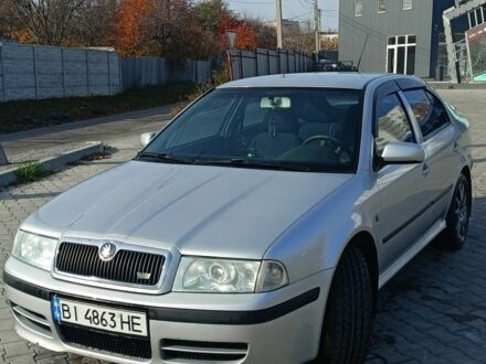 Серый Шкода Октавия, объемом двигателя 2 л и пробегом 310 тыс. км за 4300 $, фото 1 на Automoto.ua