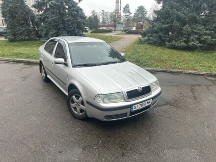 Серый Шкода Октавия, объемом двигателя 2 л и пробегом 287 тыс. км за 3900 $, фото 1 на Automoto.ua