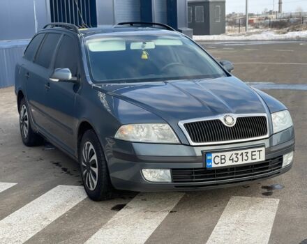 Серый Шкода Октавия, объемом двигателя 2 л и пробегом 188 тыс. км за 4899 $, фото 1 на Automoto.ua