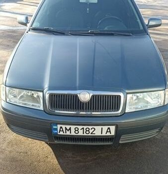 Серый Шкода Октавия, объемом двигателя 1.6 л и пробегом 230 тыс. км за 6500 $, фото 1 на Automoto.ua