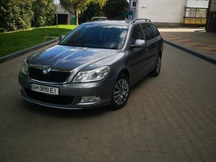 Серый Шкода Октавия, объемом двигателя 2 л и пробегом 304 тыс. км за 9500 $, фото 1 на Automoto.ua