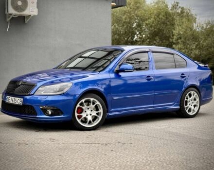 Синий Шкода Октавия, объемом двигателя 2 л и пробегом 220 тыс. км за 7099 $, фото 1 на Automoto.ua
