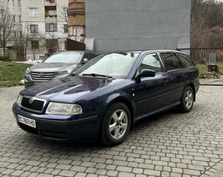 Синий Шкода Октавия, объемом двигателя 1.9 л и пробегом 427 тыс. км за 2950 $, фото 1 на Automoto.ua