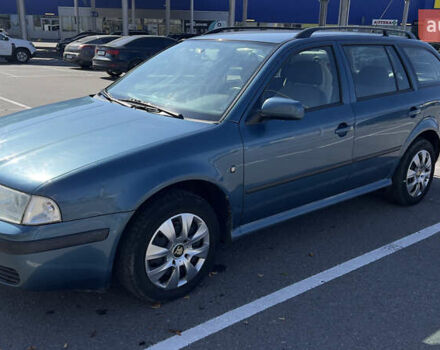 Синий Шкода Октавия, объемом двигателя 1.98 л и пробегом 220 тыс. км за 4000 $, фото 1 на Automoto.ua