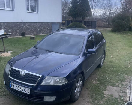 Синий Шкода Октавия, объемом двигателя 1.9 л и пробегом 274 тыс. км за 4500 $, фото 3 на Automoto.ua