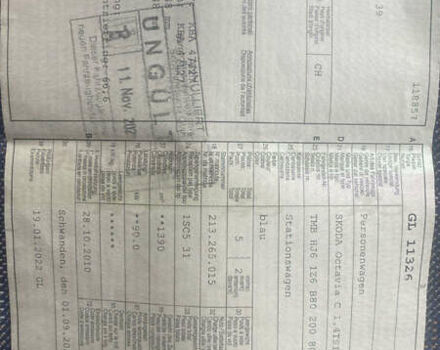 Синий Шкода Октавия, объемом двигателя 0 л и пробегом 230 тыс. км за 4750 $, фото 9 на Automoto.ua