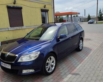 Синий Шкода Октавия, объемом двигателя 1.98 л и пробегом 245 тыс. км за 9100 $, фото 1 на Automoto.ua