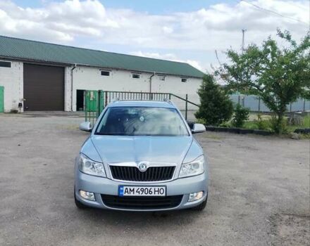 Синий Шкода Октавия, объемом двигателя 2 л и пробегом 238 тыс. км за 9700 $, фото 1 на Automoto.ua