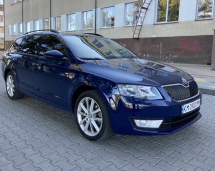 Синий Шкода Октавия, объемом двигателя 2 л и пробегом 257 тыс. км за 11900 $, фото 1 на Automoto.ua