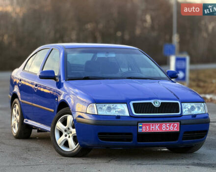 Синий Шкода Октавия, объемом двигателя 1.8 л и пробегом 265 тыс. км за 5600 $, фото 3 на Automoto.ua