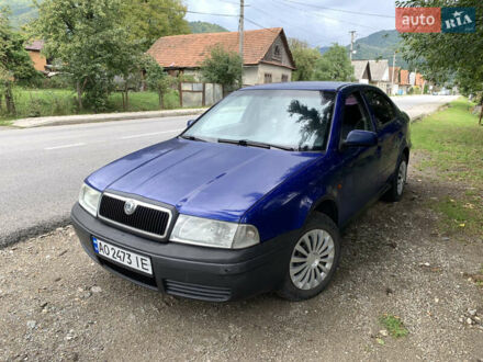 Синий Шкода Октавия, объемом двигателя 1.6 л и пробегом 247 тыс. км за 2200 $, фото 1 на Automoto.ua