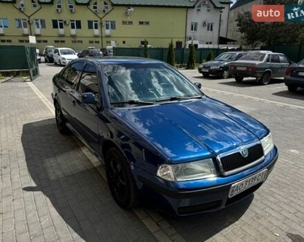Синий Шкода Октавия, объемом двигателя 1.9 л и пробегом 350 тыс. км за 3599 $, фото 1 на Automoto.ua