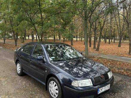 Синий Шкода Октавия, объемом двигателя 1.9 л и пробегом 400 тыс. км за 2300 $, фото 1 на Automoto.ua