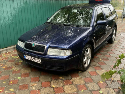 Синий Шкода Октавия, объемом двигателя 1.98 л и пробегом 263 тыс. км за 3500 $, фото 1 на Automoto.ua