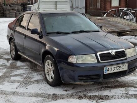 Синий Шкода Октавия, объемом двигателя 2 л и пробегом 222 тыс. км за 2850 $, фото 1 на Automoto.ua
