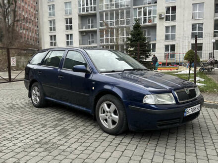 Синий Шкода Октавия, объемом двигателя 1.9 л и пробегом 427 тыс. км за 2950 $, фото 1 на Automoto.ua