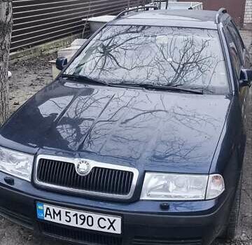 Синий Шкода Октавия, объемом двигателя 1.9 л и пробегом 475 тыс. км за 4350 $, фото 1 на Automoto.ua