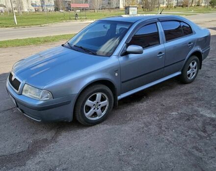 Синий Шкода Октавия, объемом двигателя 2 л и пробегом 323 тыс. км за 3999 $, фото 1 на Automoto.ua