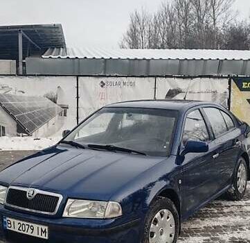 Синий Шкода Октавия, объемом двигателя 1.6 л и пробегом 240 тыс. км за 3700 $, фото 1 на Automoto.ua