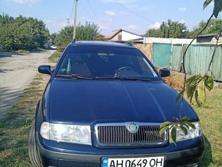 Синий Шкода Октавия, объемом двигателя 1.6 л и пробегом 220 тыс. км за 5800 $, фото 1 на Automoto.ua