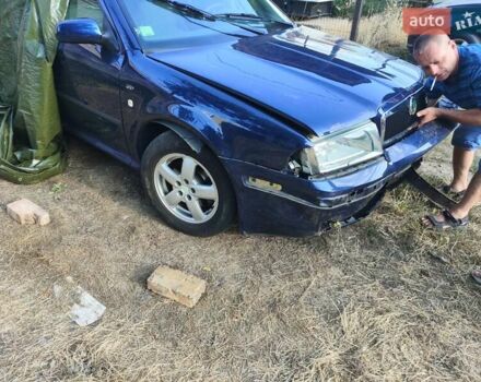 Синий Шкода Октавия, объемом двигателя 1.98 л и пробегом 198 тыс. км за 4100 $, фото 1 на Automoto.ua