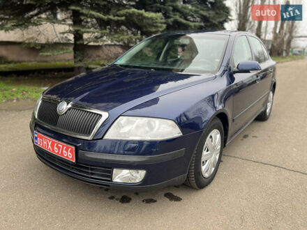 Синий Шкода Октавия, объемом двигателя 1.6 л и пробегом 187 тыс. км за 6300 $, фото 1 на Automoto.ua