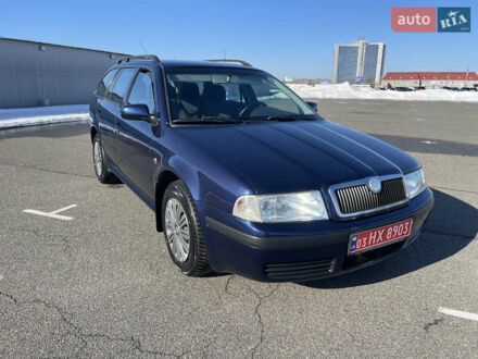 Синий Шкода Октавия, объемом двигателя 1.6 л и пробегом 207 тыс. км за 5350 $, фото 1 на Automoto.ua