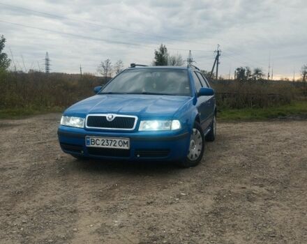 Синий Шкода Октавия, объемом двигателя 1.9 л и пробегом 320 тыс. км за 5700 $, фото 1 на Automoto.ua