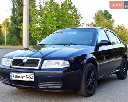 Синий Шкода Октавия, объемом двигателя 1.98 л и пробегом 187 тыс. км за 5700 $, фото 1 на Automoto.ua