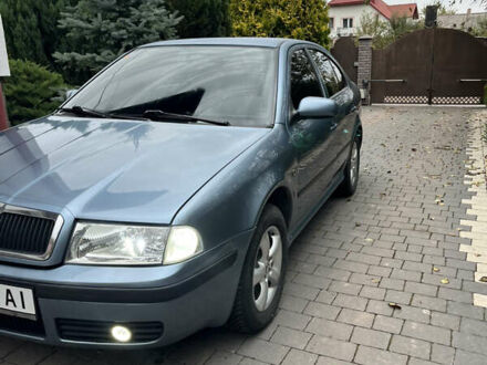 Синий Шкода Октавия, объемом двигателя 1.6 л и пробегом 103 тыс. км за 7800 $, фото 1 на Automoto.ua